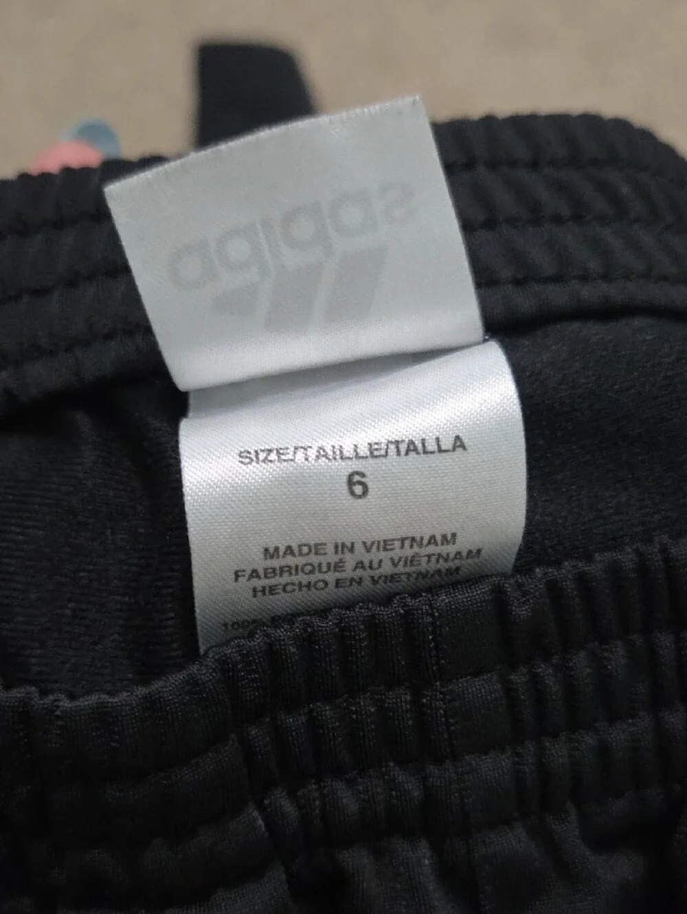 Adidas Kids Black Joggers with Lime Green Side Stripes